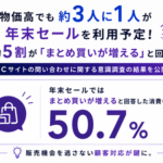 年末セール買い物予定者は34.9%、まとめ買い意向は50.7%に チャネルトークがECサイト問い合わせ意識調査を実施