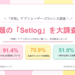 学生向けVlogアプリ「Setlog」認知率91.4%、利用率73.7%に到達 学割アプリ調査で判明したZ世代の最新SNS事情