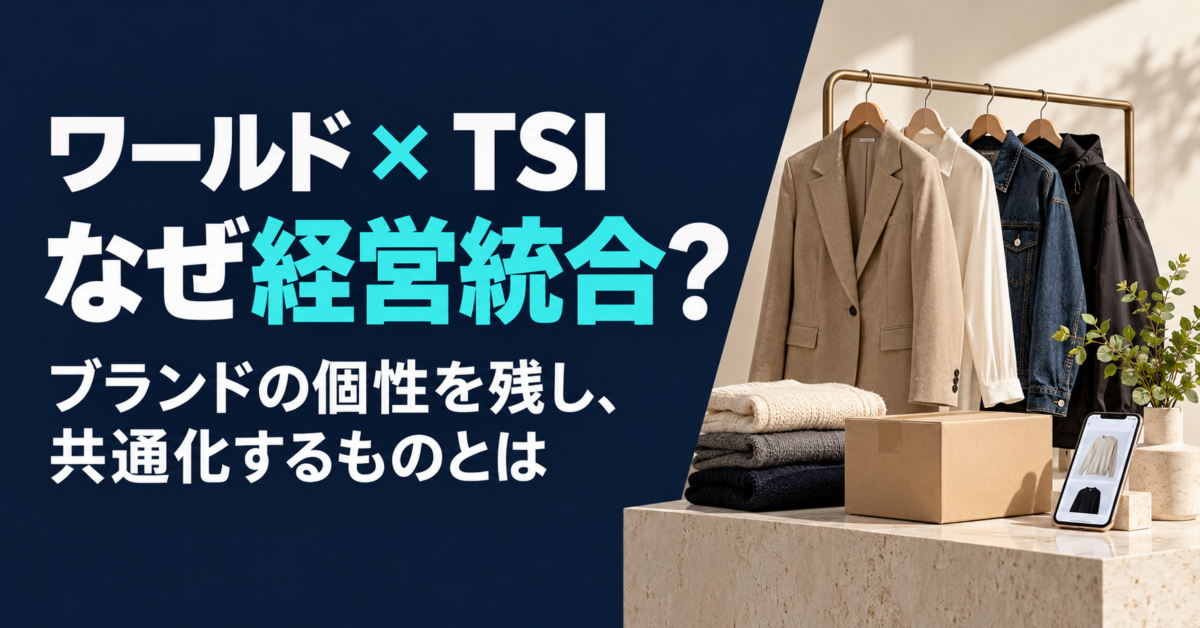 ワールドとTSI、なぜ経営統合?ブランドの個性を残し、共通化するものとは
